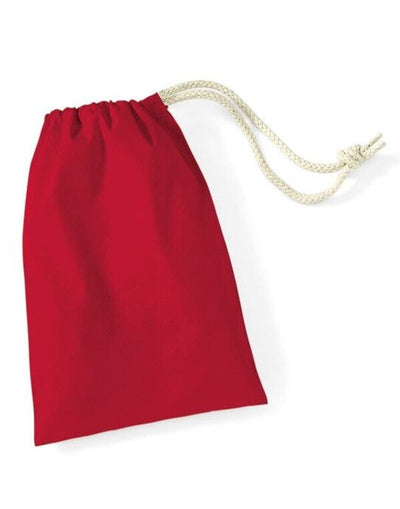 Westford Mill W115 Cotton Stuff Bag - Classic Red