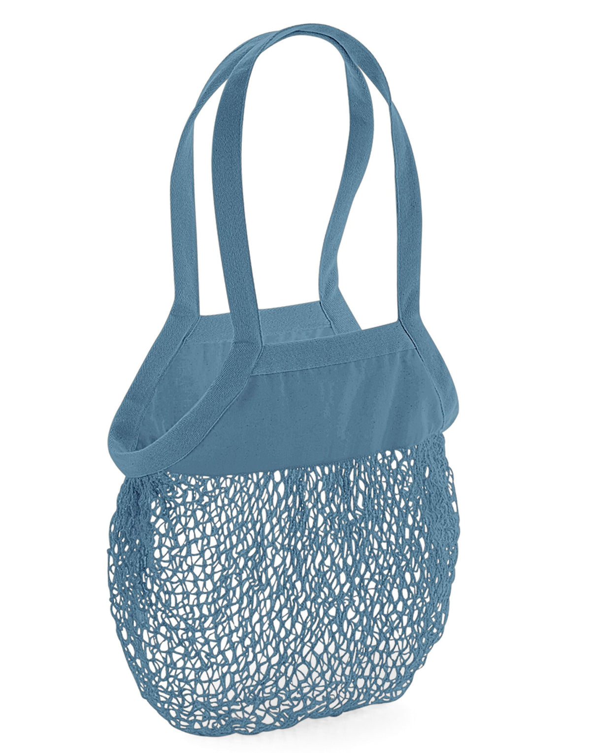 Westford Mill W150 Organic Mesh Grocery Bag - Airforce Blue