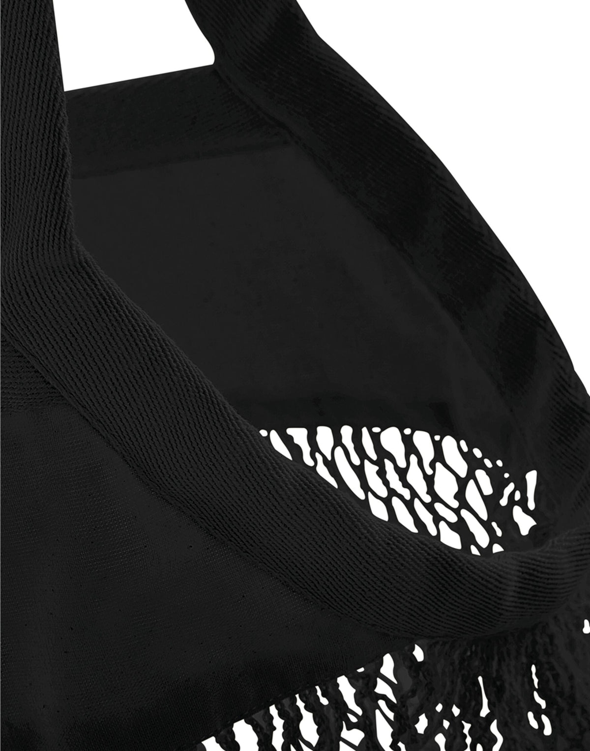 Westford Mill W150 Organic Mesh Grocery Bag - Black