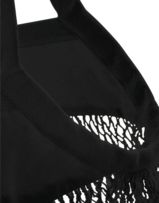 Westford Mill W150 Organic Mesh Grocery Bag - Black