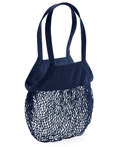 Westford Mill W150 Organic Mesh Grocery Bag - Navy
