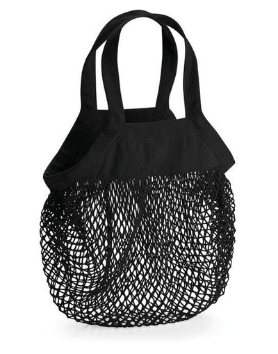 Westford Mill W151 Organic Cot Mini Mesh Bag - Black