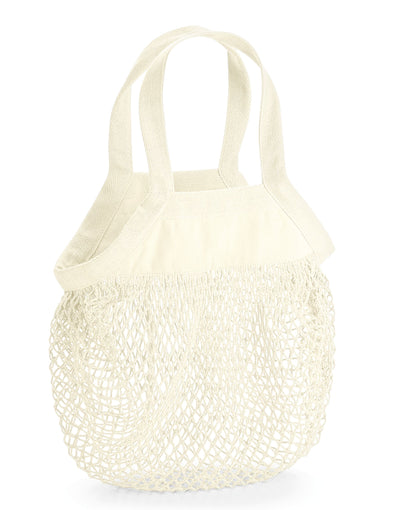 Westford Mill W151 Organic Cot Mini Mesh Bag - Natural
