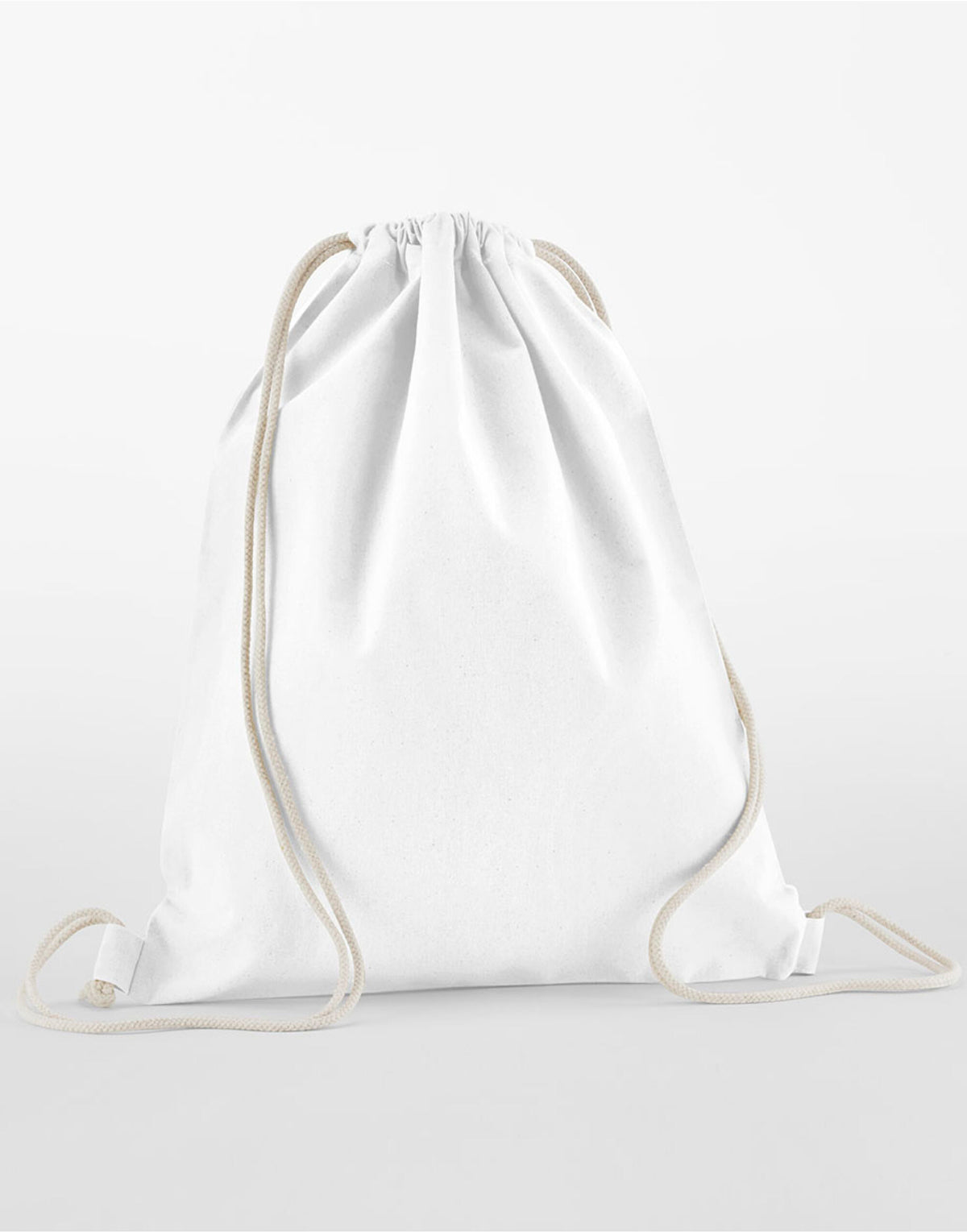 Westford Mill W160 Organic Cotton InCo Gymsac - White