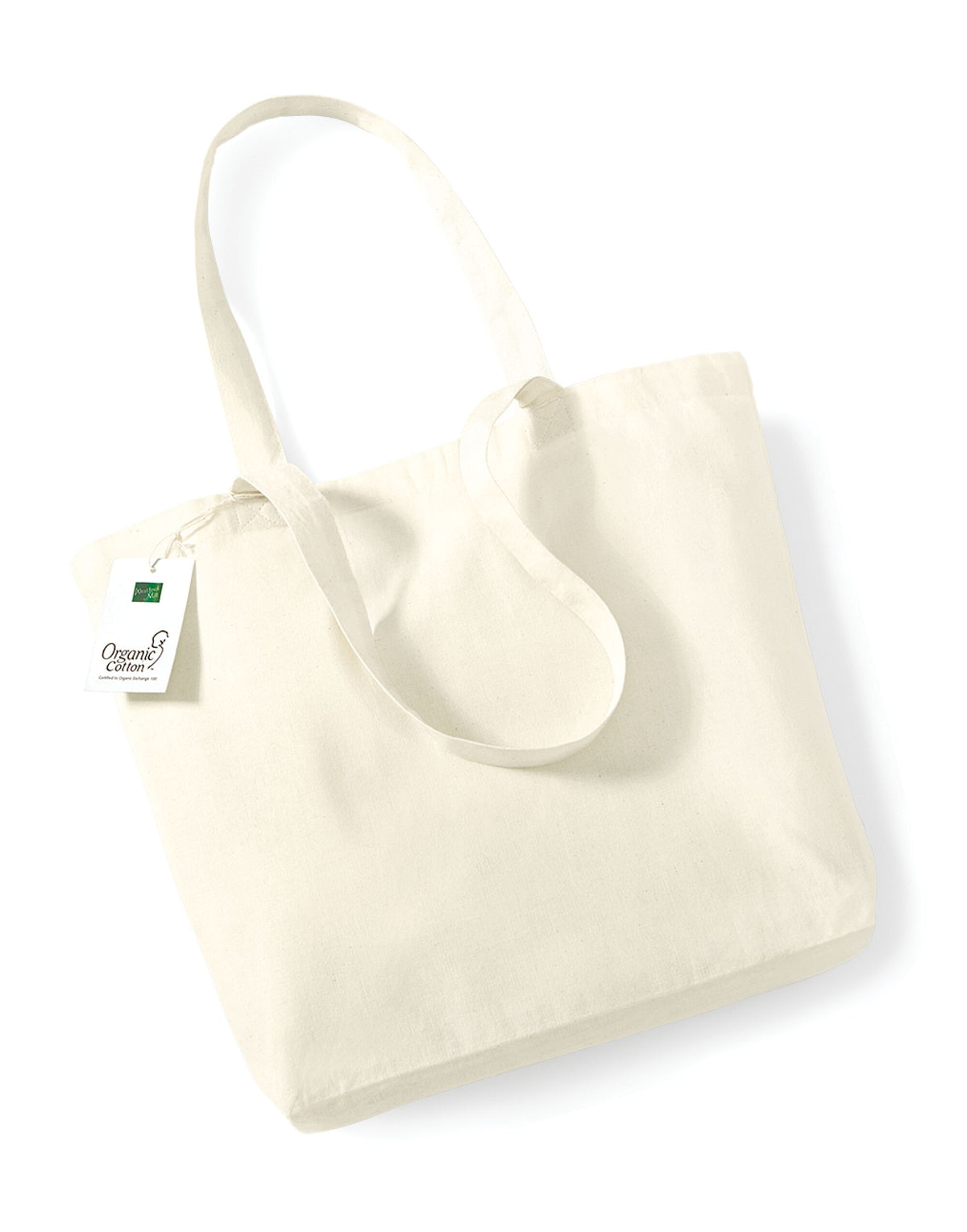 Westford Mill W180 Organic Cotton Shopper - Natural