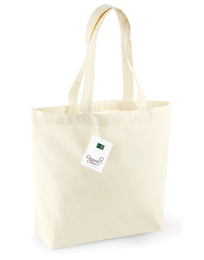 Westford Mill W180 Organic Cotton Shopper - Natural