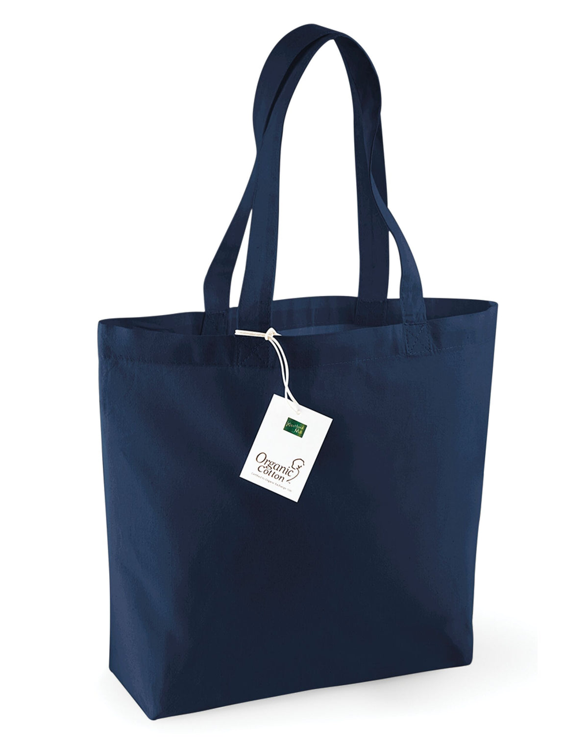 Westford Mill W180 Organic Cotton Shopper - Navy