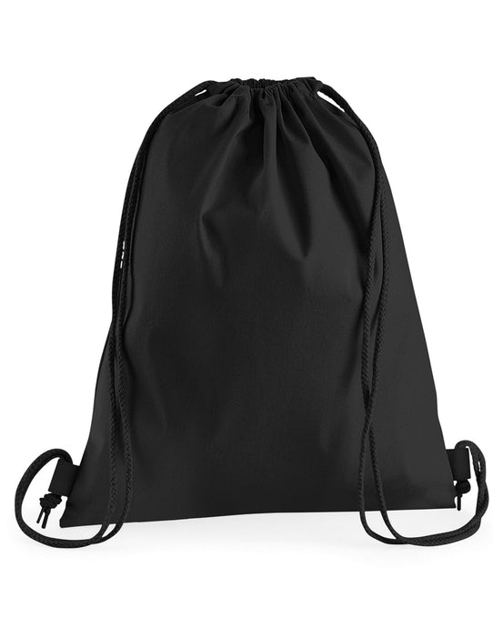 Westford Mill W210 Premium Cotton Gymsac - Black