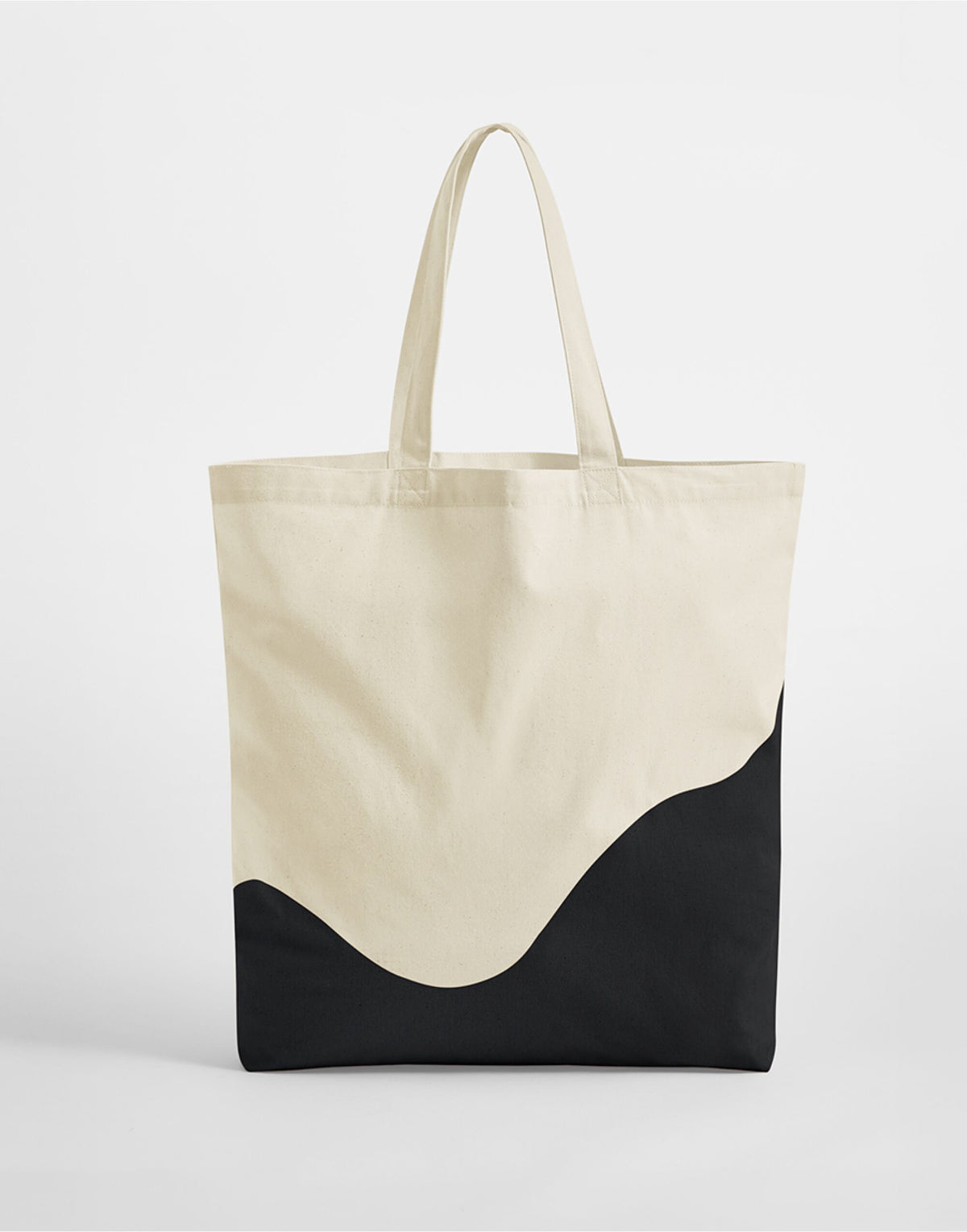 Westford Mill W235 Wave Print Maxi Tote - Natural/Black