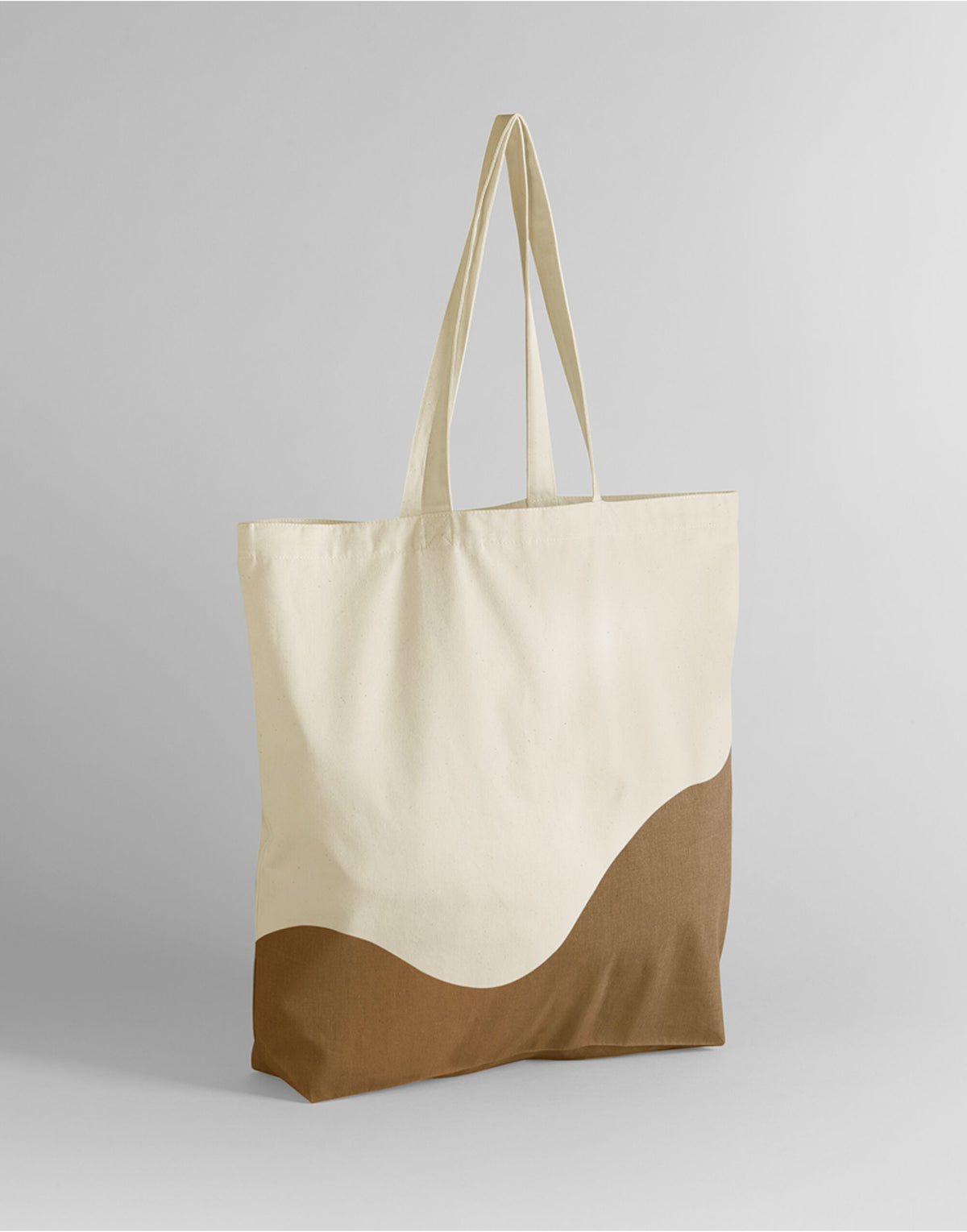 Westford Mill W235 Wave Print Maxi Tote - Natural/Caramel