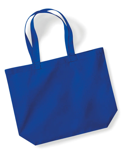 Westford Mill W265 Organic Premium Maxi Tote - Bright Royal