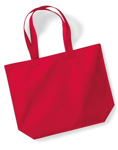 Westford Mill W265 Organic Premium Maxi Tote - Classic Red