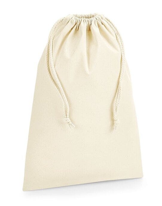 Westford Mill W266 WFord Mill Org Premium Cotton Stuff Bag - Natural