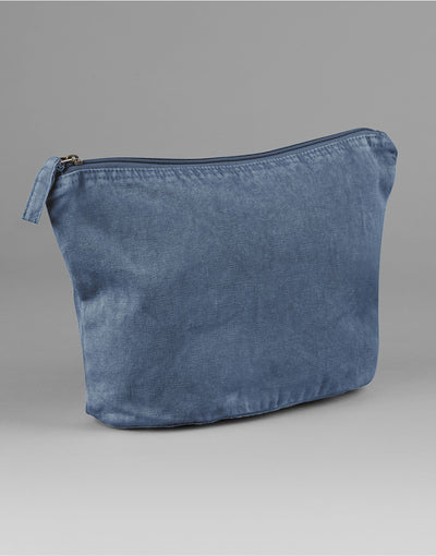 Westford Mill W340 Garment Dyed Accessory Bag - Vintage Denim