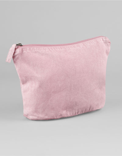 Westford Mill W340 Garment Dyed Accessory Bag - Vintage Dusky Pink