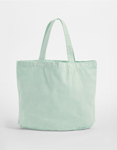Westford Mill W345 Garment Dyed Shopper - Vintage Aqua