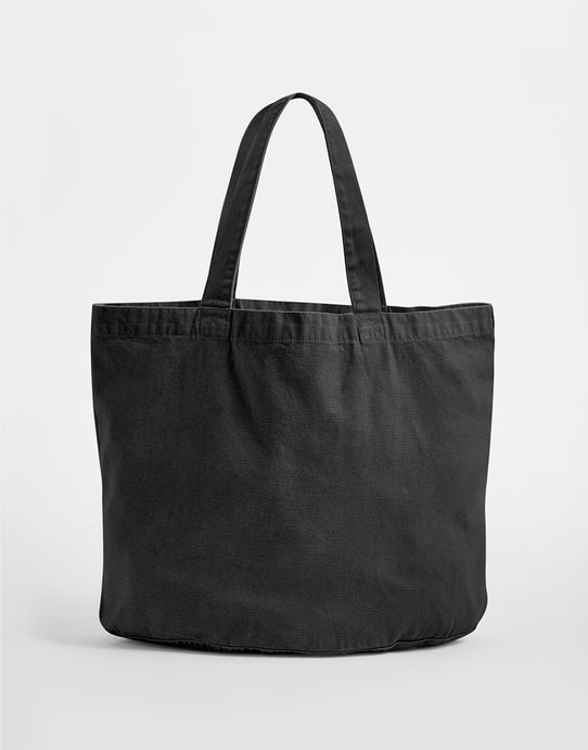 Westford Mill W345 Garment Dyed Shopper - Vintage Black