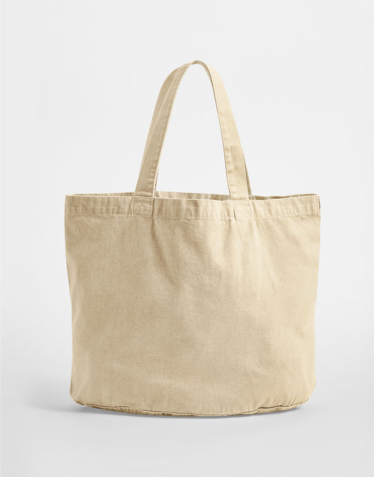 Westford Mill W345 Garment Dyed Shopper - Vintage Sand