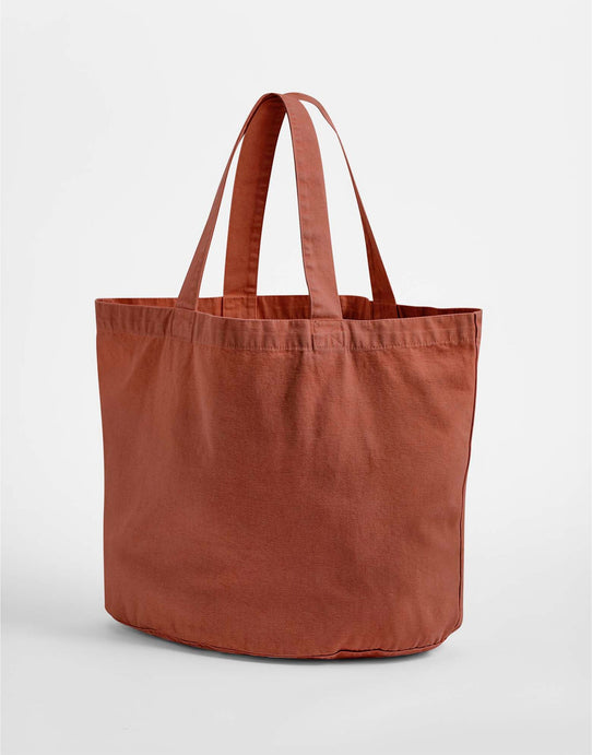 Westford Mill W345 Garment Dyed Shopper - Vintage Orange Rust
