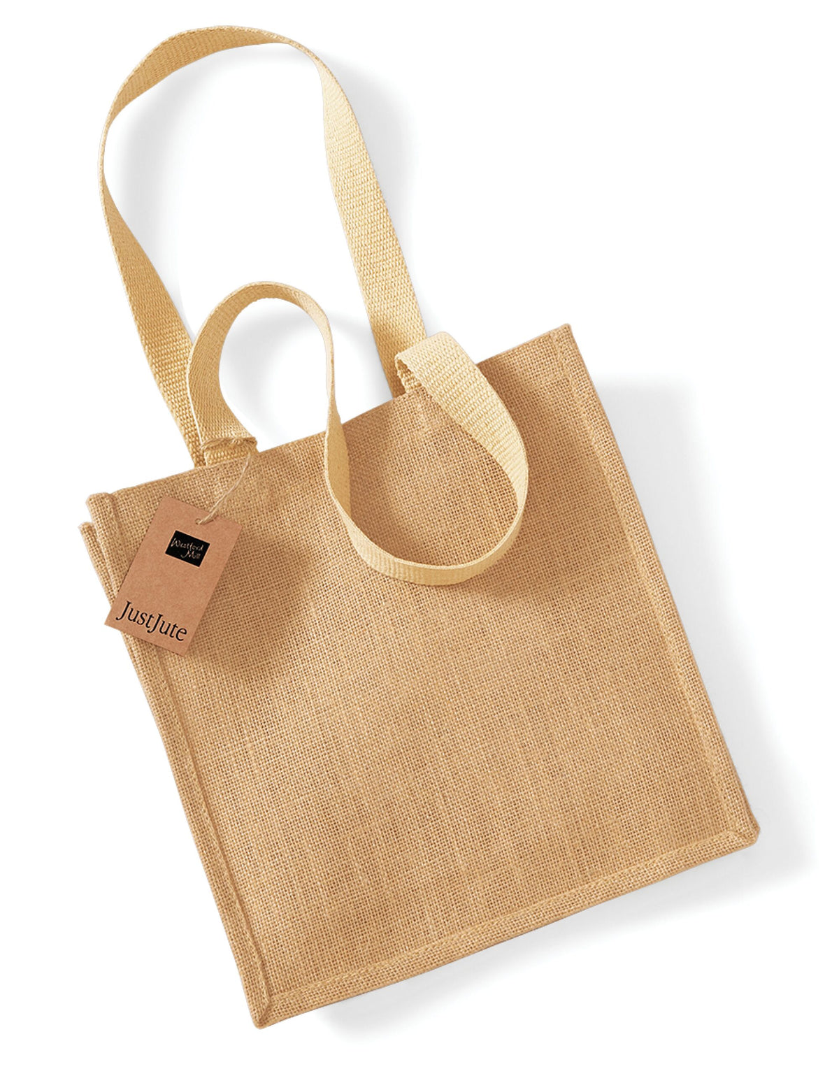 Westford Mill W406 Jute Compact Tote - Natural