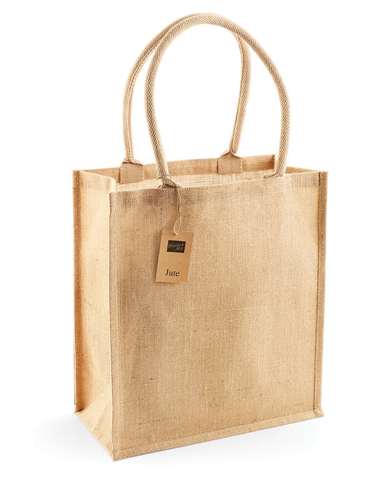 Westford Mill W409 Jute Boutique Shopper - Natural