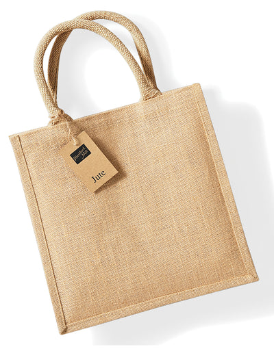 Westford Mill W413 Jute Midi Tote - Natural