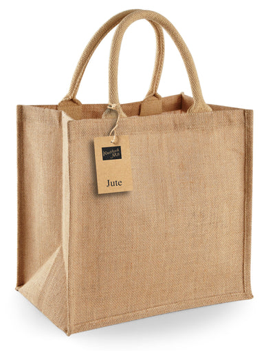 Westford Mill W413 Jute Midi Tote - Natural