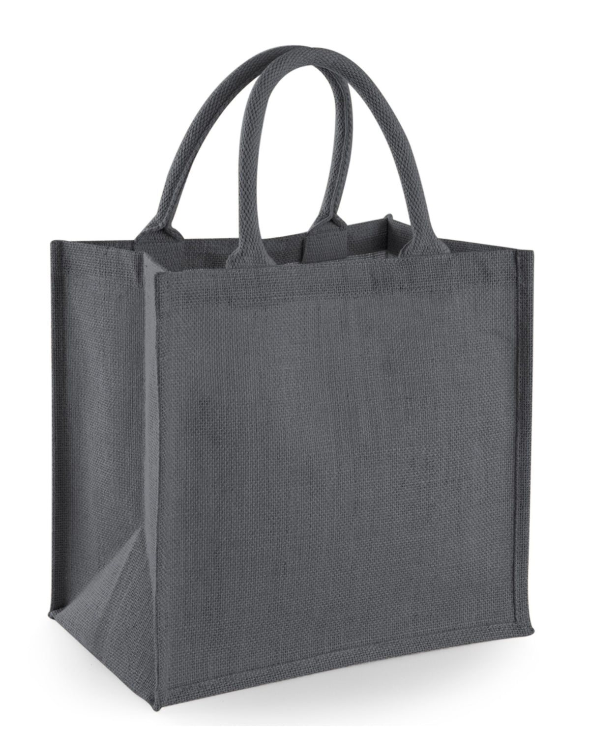 Westford Mill W413 Jute Midi Tote - Graphite Grey/Graphite Grey