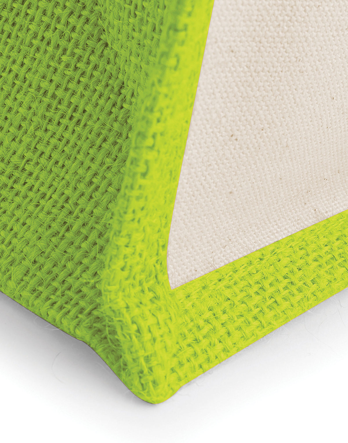 Westford Mill W421 Printers Midi Jute Bag - Apple Green