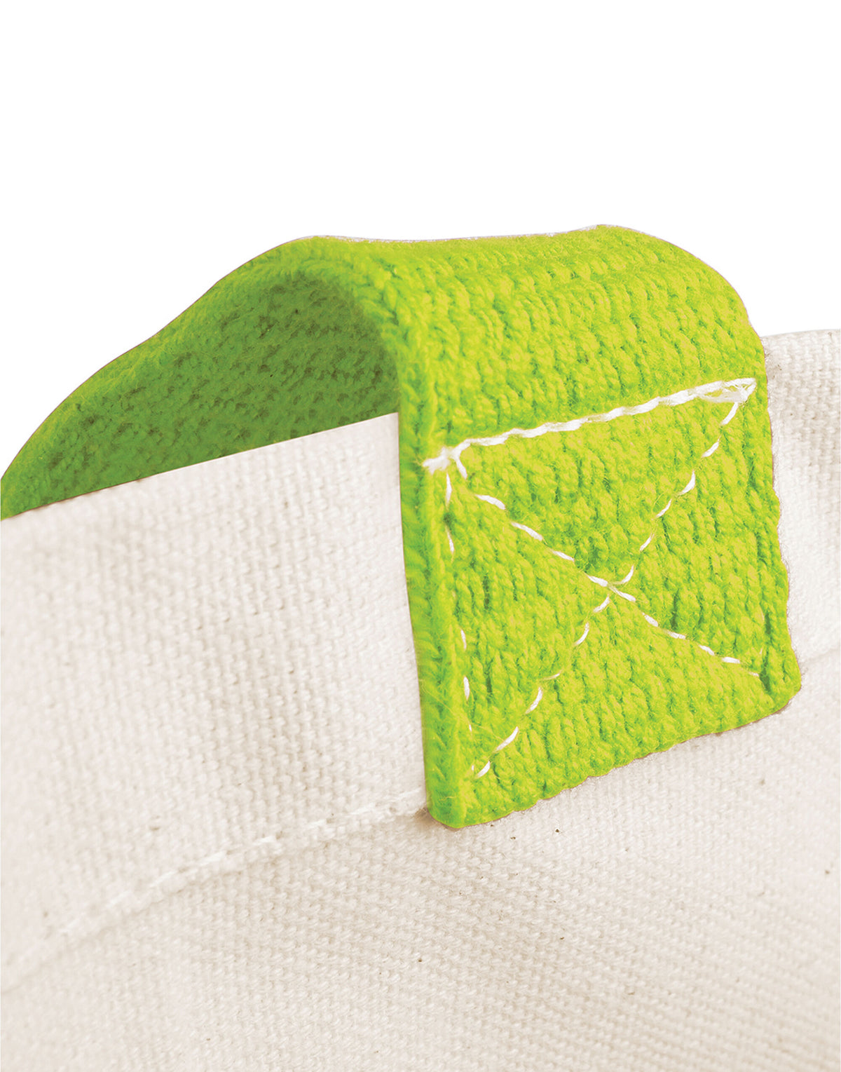 Westford Mill W422 Printers Jute Shopper - Apple Green