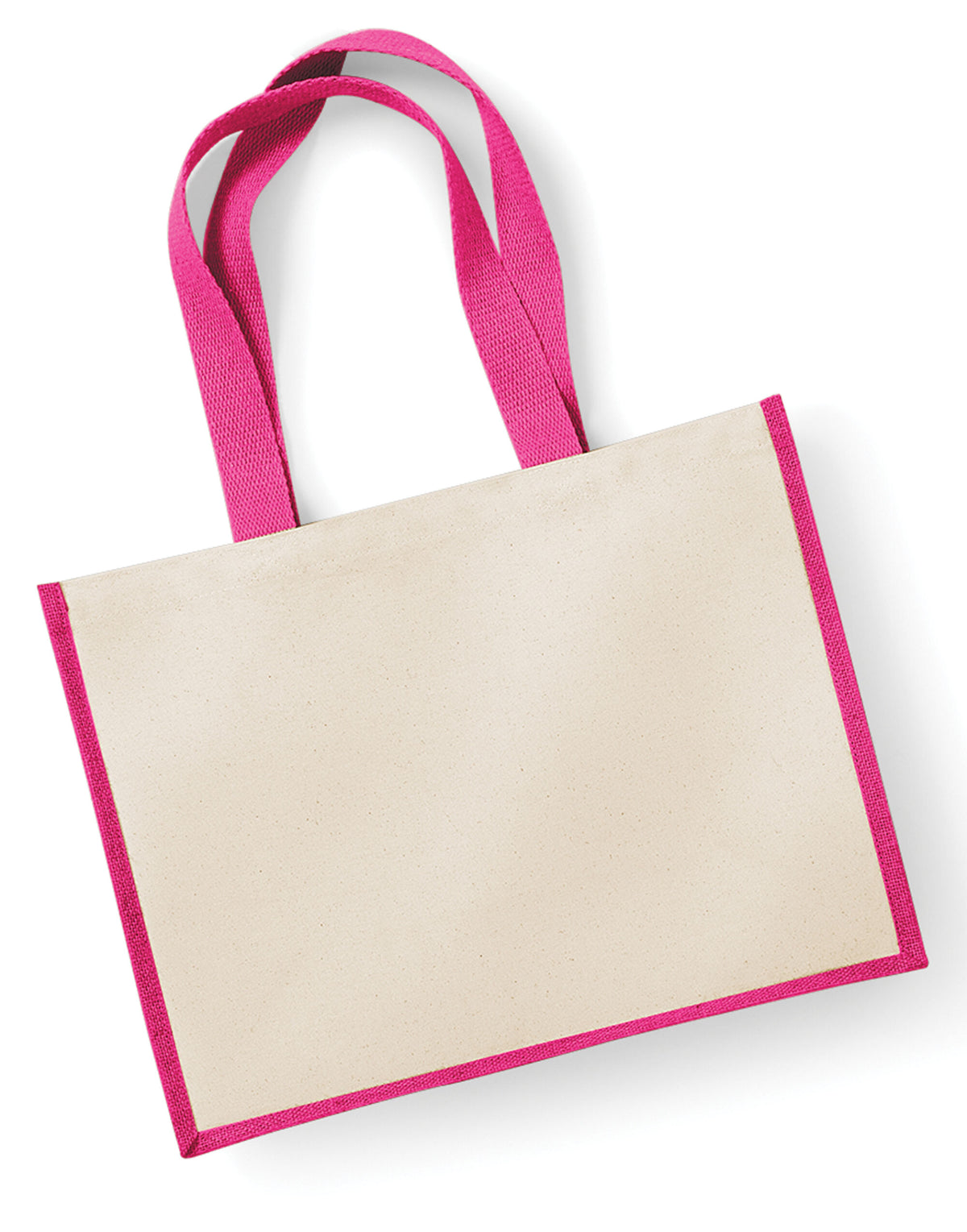 Westford Mill W422 Printers Jute Shopper - Fuchsia