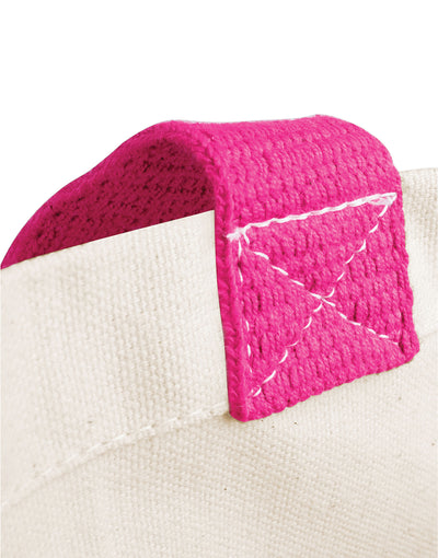 Westford Mill W422 Printers Jute Shopper - Fuchsia