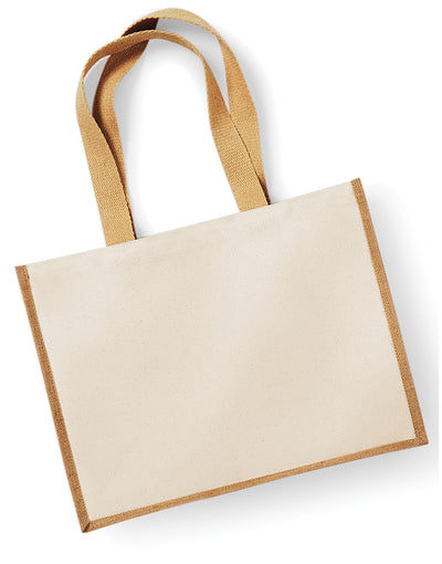Westford Mill W422 Printers Jute Shopper - Natural