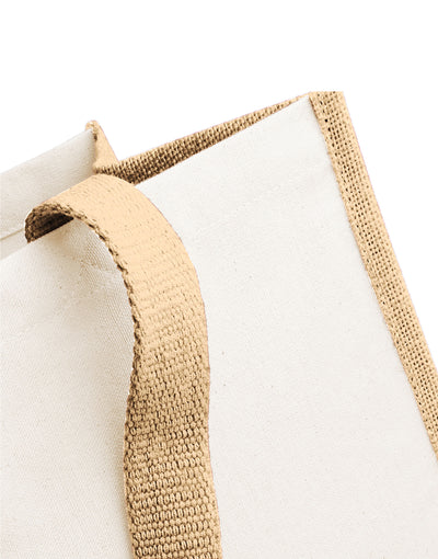 Westford Mill W422 Printers Jute Shopper - Natural