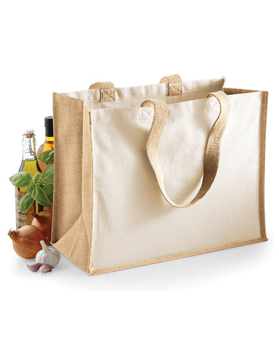 Westford Mill W422 Printers Jute Shopper - Natural