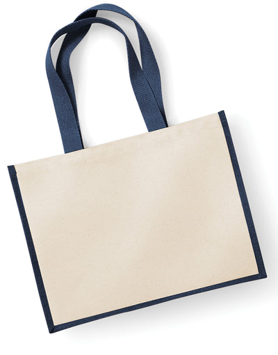 Westford Mill W422 Printers Jute Shopper - Navy