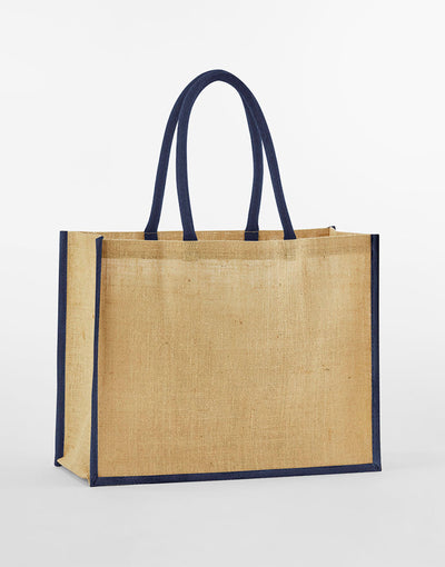 Westford Mill W470 Starched Jute Classic Shop - Natural/Navy