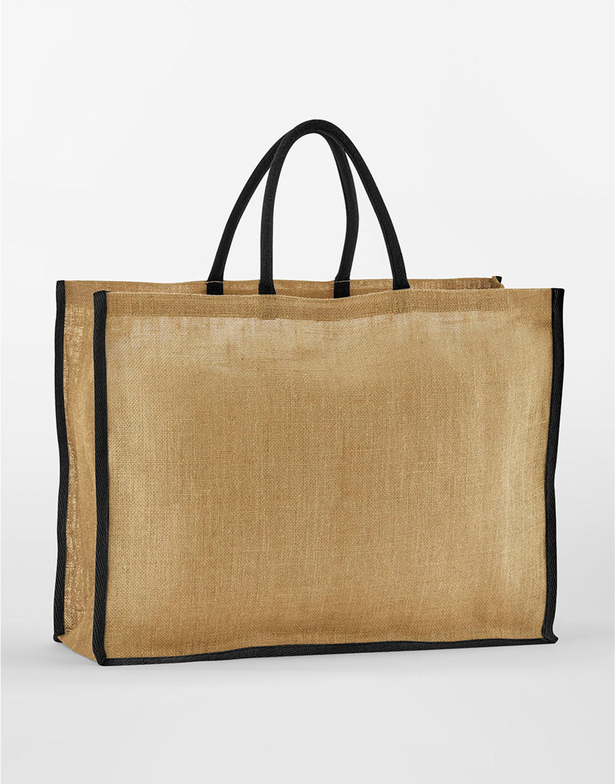 Westford Mill W475 Starch Jute Market Shopper - Natural/Black