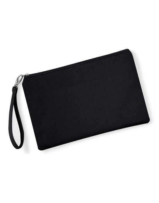 Westford Mill W520 Canvas Wristlet Pouch - Black/Black