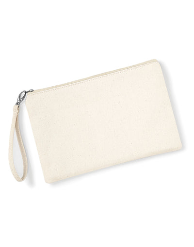 Westford Mill W520 Canvas Wristlet Pouch - Natural/ Natural