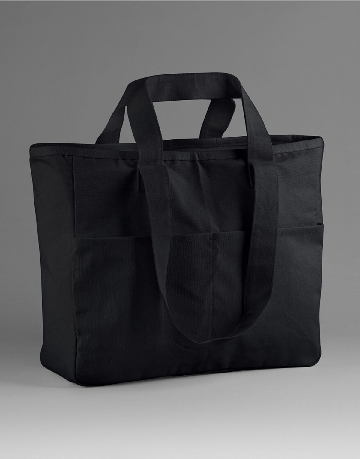 Westford Mill W604 Cargo Pocket Tote - Black