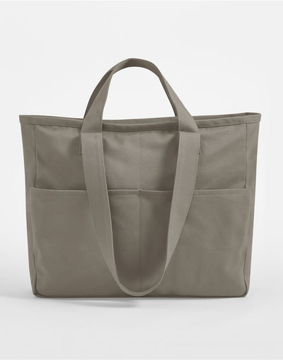 Westford Mill W604 Cargo Pocket Tote - Mushroom