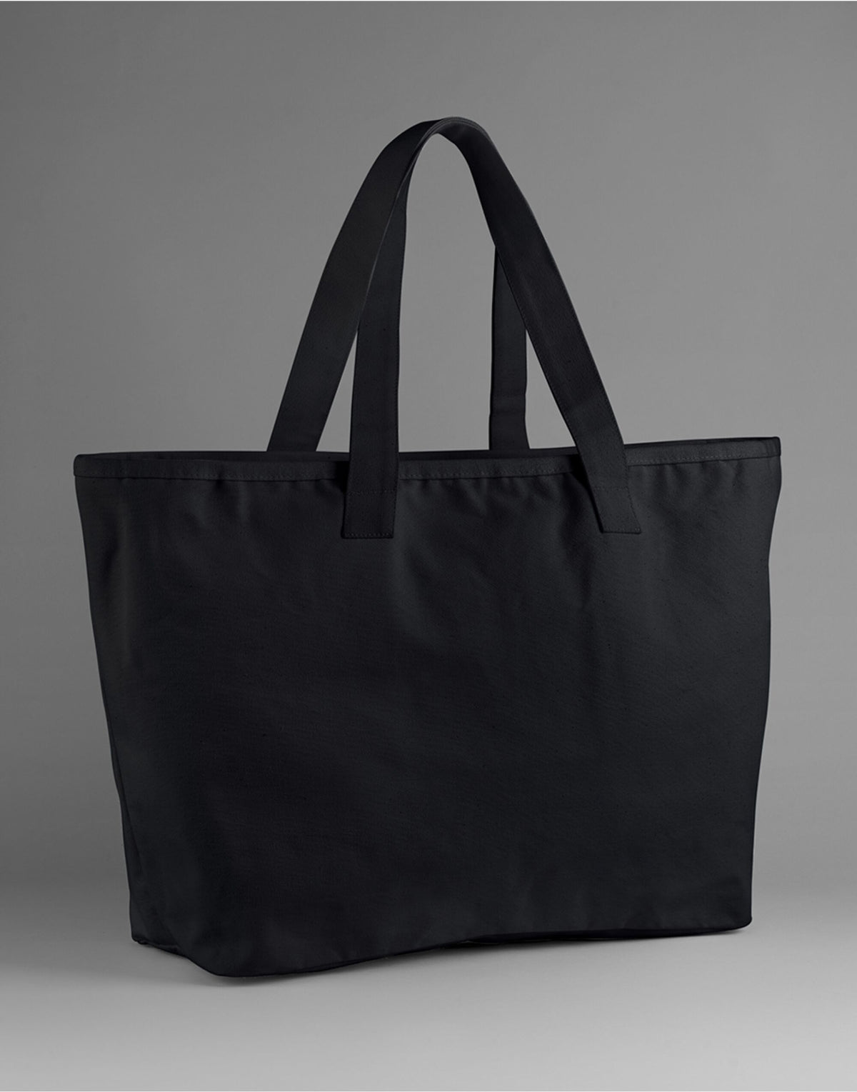 Westford Mill W606 Oversized Canvas Tote Bag - Black