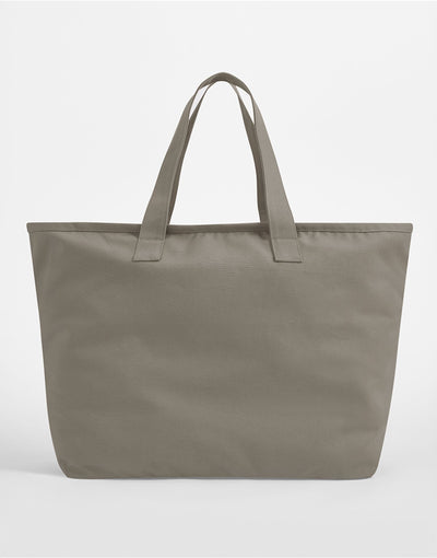 Westford Mill W606 Oversized Canvas Tote Bag - Mushroom