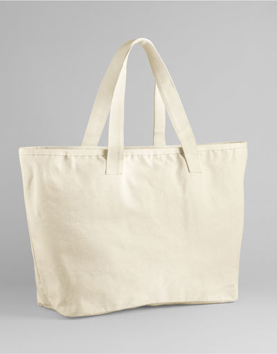 Westford Mill W606 Oversized Canvas Tote Bag - Natural