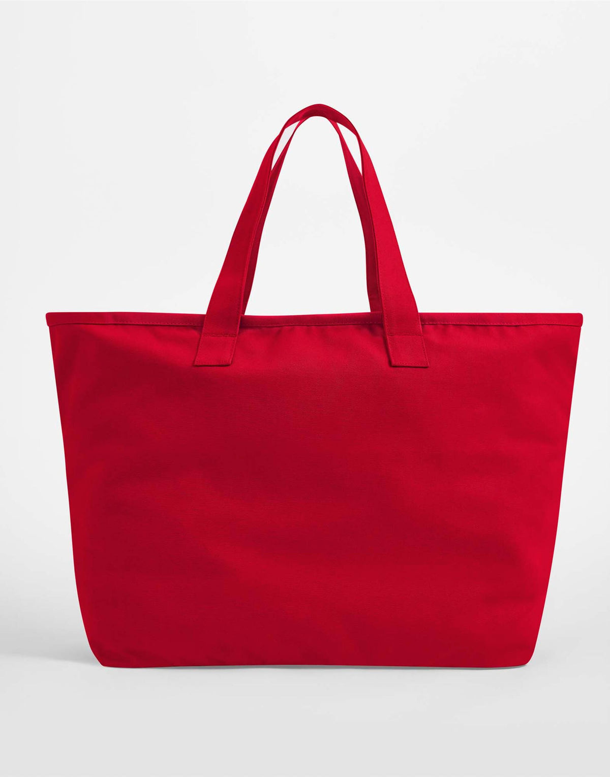 Westford Mill W606 Oversized Canvas Tote Bag - Scarlet Red