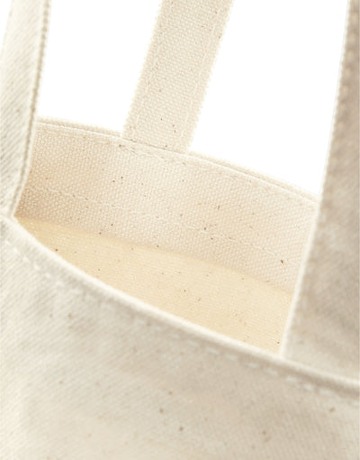 Westford Mill W620 FairtradeCotton Bottle Bag - Natural