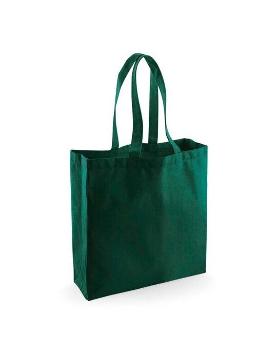 Westford Mill W623 FT Cotton Classic Shopper - Bottle Green