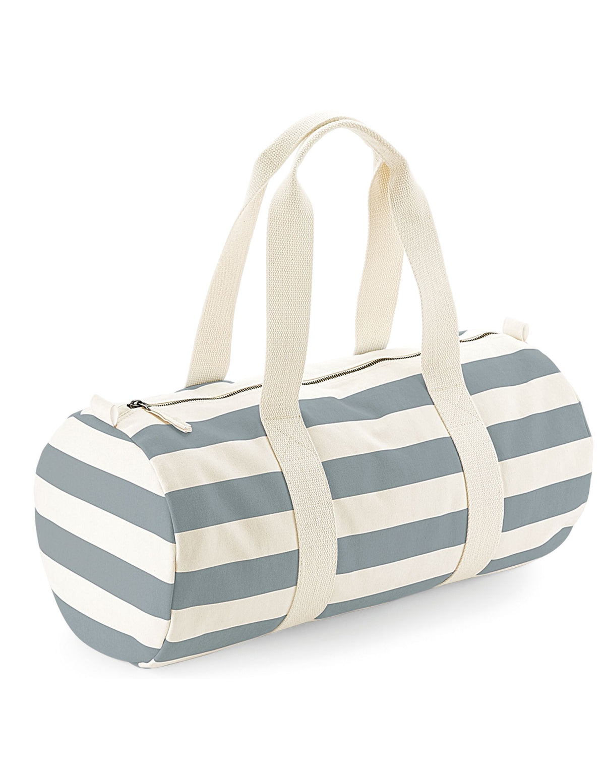 Westford Mill W688 Nautical Barrel Bag - Natural/ Grey