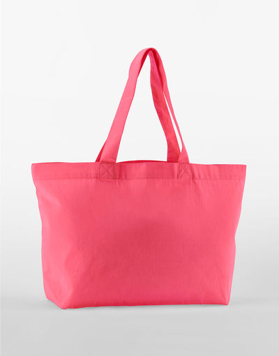 Westford Mill W695 EarthAware® Twill Shopper - Raspberry Pink